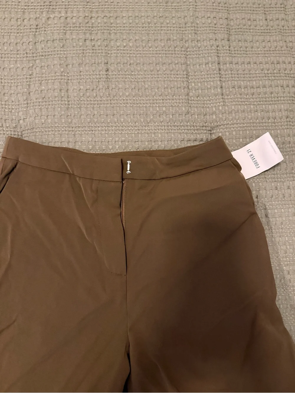 Brown wide leg pants
